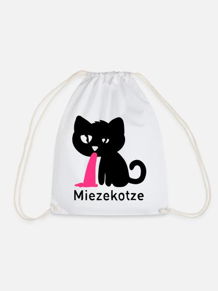 Miezekotze - Turnbeutel - Weiß