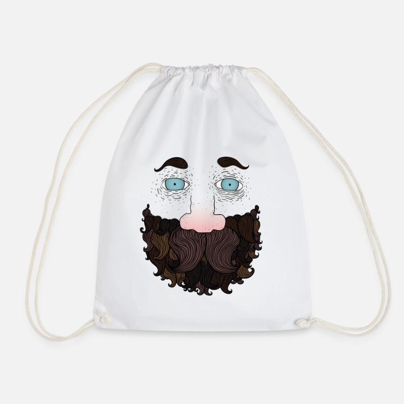 Beard guy - Sac de sport léger - blanc