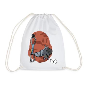 Escalade, Chauve-souris - Sac de sport léger - blanc - Devant