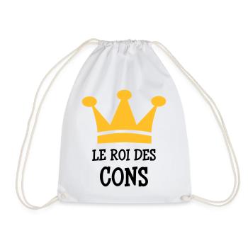 Le Roi des Cons - Sac de sport léger - blanc - Devant