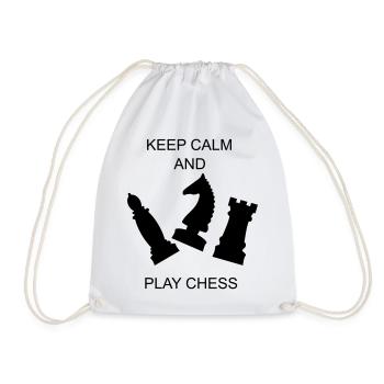 pièces d’échecs de sport d’échecs - Sac de sport léger - blanc - Devant