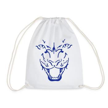 tigre - Sac de sport léger - blanc - Devant