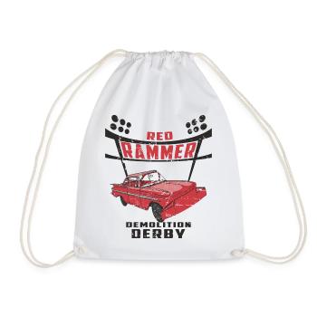 Rammer rouge - Sac de sport léger - blanc - Devant