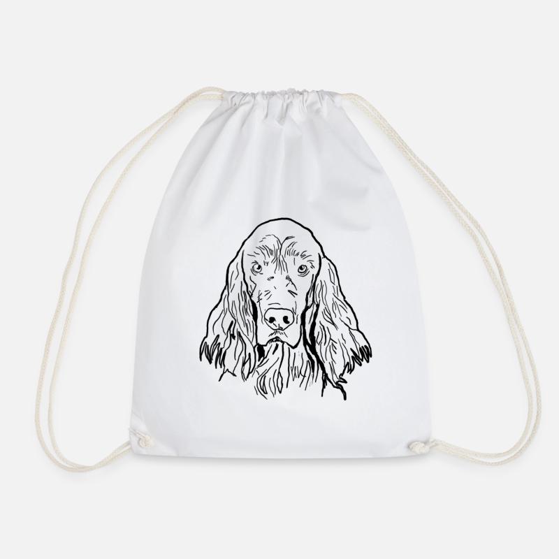 Irish Setter - Turnbeutel - Weiß
