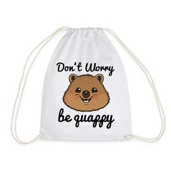 Quokka Gift, T-shirt Quokka, Quokka Funny - Sac de sport léger - blanc - Devant