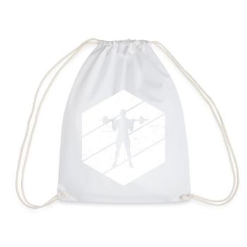 Cardio Fitness Strength Training Women Endurance Training - Drawstring Bag - white - Front