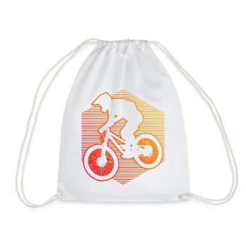 Cyclistes VTT Femme VTT - Sac de sport léger - blanc - Devant