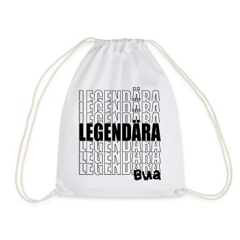 Legendära Bua - Legendärer Junge, Bub, legendär - Turnbeutel - Weiß - Vorne