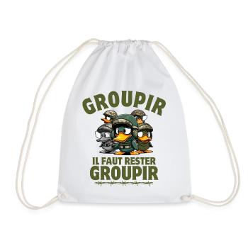 la septième compagnie, Tassin, Pitivier - Sac de sport léger - blanc - Devant