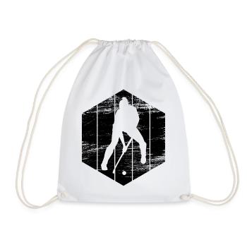 Field hockey players - Drawstring Bag - white - Front
