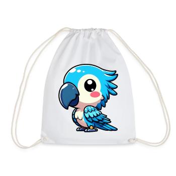 Perroquet - Sac de sport léger - blanc - Devant