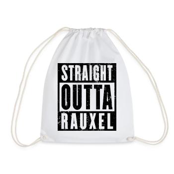 Rauxel, Ruhrgebiet, Ruhrpott, Castrop-Rauxel - Turnbeutel - Weiß - Vorne
