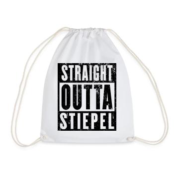 Stiepel, Ruhrgebiet, Ruhrpott, Bochum-Stiepel - Turnbeutel - Weiß - Vorne