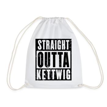 Kettwig, Ruhrgebiet, Ruhrpott, Essen-Kettwig - Turnbeutel - Weiß - Vorne