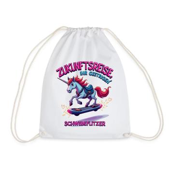 Unicorn of the future - Drawstring Bag - white - Front