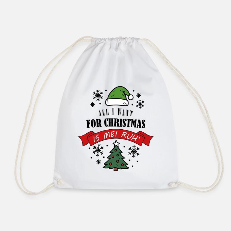 Weihnachtsmuffel Spruch Anti Weihnachten - Turnbeutel - Weiß