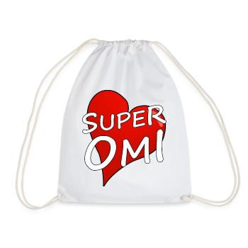 SUPER OMI - Turnbeutel - Weiß - Vorne