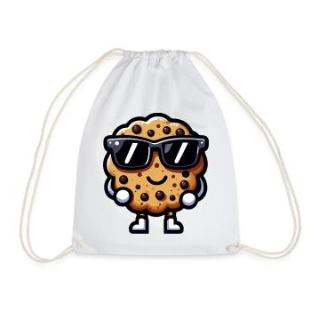 Cookie Chic Lunettes Noires - Sac de sport léger - blanc - Devant