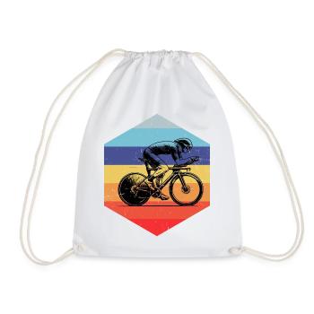 Un design simple et intemporel pour vélo de route - Sac de sport léger - blanc - Devant