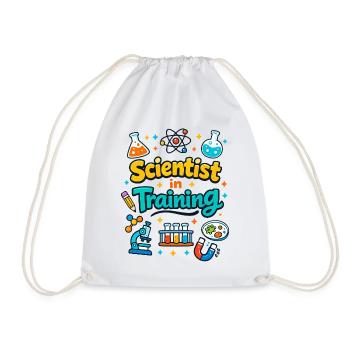 Young scientist in training - Drawstring Bag - white - Front