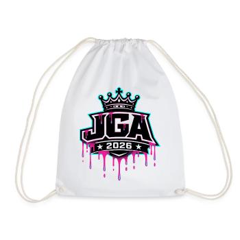 JGA 2026 - Drawstring Bag - white - Front