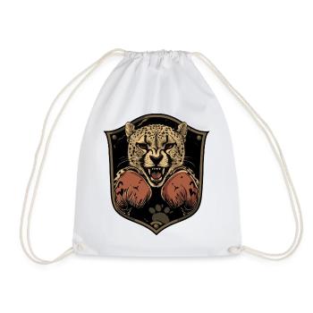 Boxeur Guépard MMA - Sac de sport léger - blanc - Devant