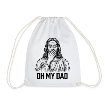 T-shirt d’humour religieux pour la fête des pères - Sac de sport léger - blanc - Devant