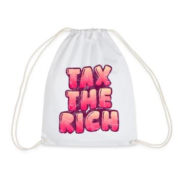 Taxer les riches - Sac de sport léger - blanc - Devant