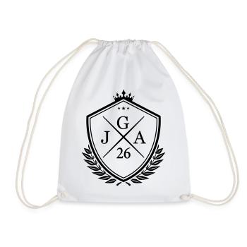 JGA 26 - Drawstring Bag - white - Front