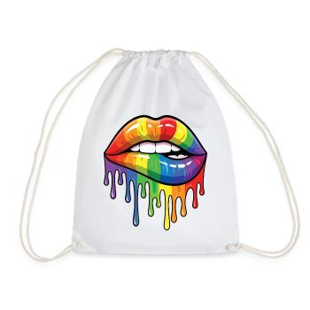 Mois de la fierté LGBT - Fier ! - Sac de sport léger - blanc - Devant