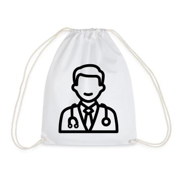 médecin - Sac de sport léger - blanc - Devant