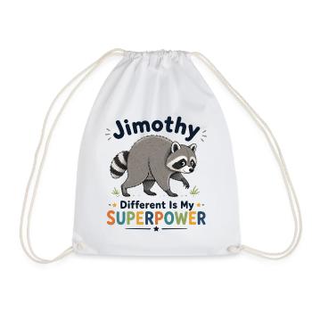 Jimothy Anders ist meine Superkraft - Turnbeutel - Weiß - Vorne