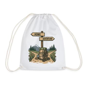 Randonnée - Aventure en plein air - Sac de sport léger - blanc - Devant