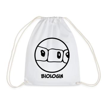 Biologist - Drawstring Bag - white - Front