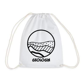Geologist - Drawstring Bag - white - Front