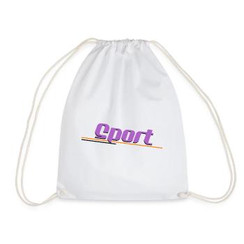 Sport - Drawstring Bag - white - Front
