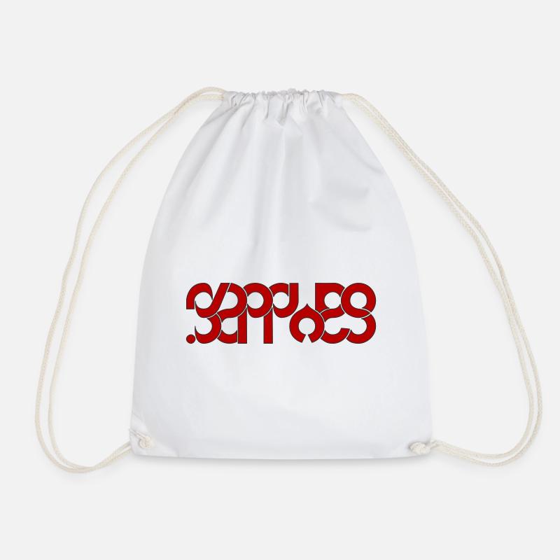 Sapporo Samurai Ambigram - Turnbeutel - Weiß