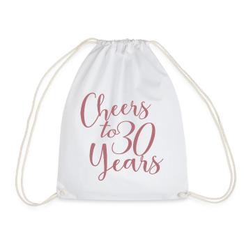 Vive les 30 ans du 30e anniversaire - Sac de sport léger - blanc - Devant
