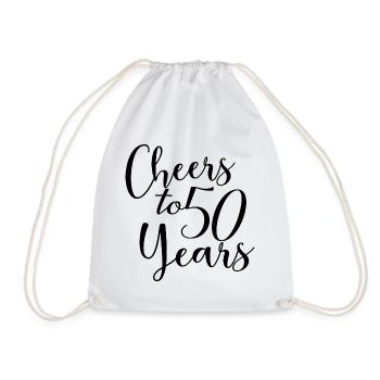 Vive les 50 ans du 50e anniversaire - Sac de sport léger - blanc - Devant