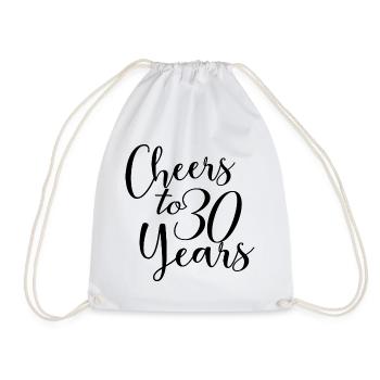 Vive les 30 ans du 30e anniversaire - Sac de sport léger - blanc - Devant