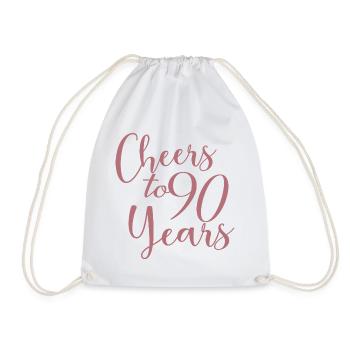 Vive les 90 ans du 90e anniversaire - Sac de sport léger - blanc - Devant