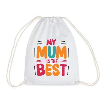 Ma mère est la meilleure - Sac de sport léger - blanc - Devant