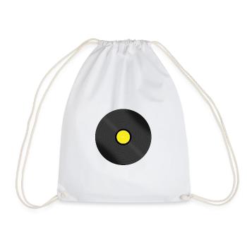 Disques/vinyles - Sac de sport léger - blanc - Devant