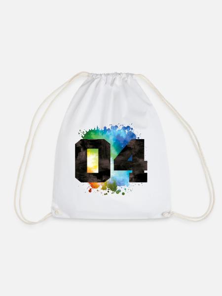 04 coloré - Sac de sport léger - blanc