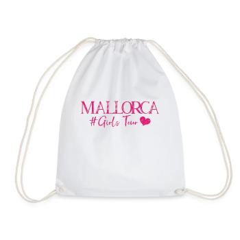 Mallorca Girls Tour Heart Pink - Sac de sport léger - blanc - Devant