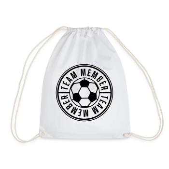 team fussball kreis logo - Turnbeutel - Weiß - Vorne