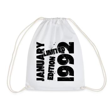 JANVIER 1992 LIMITED EDITION - Sac de sport léger - blanc - Devant