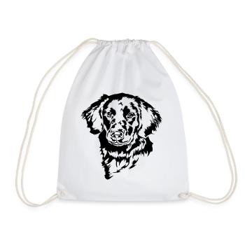 Stabjihoun Portrait Chien Stabyhoun Wilsigns - Sac de sport léger - blanc - Devant
