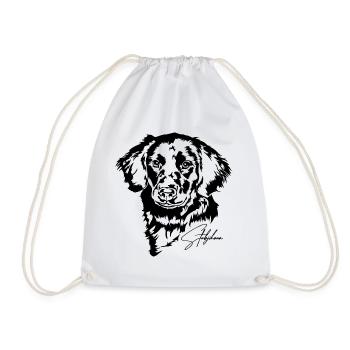 Stabjihoun Portrait Chien Stabyhoun Wilsigns - Sac de sport léger - blanc - Devant