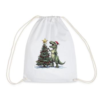 Sapin de Noël Rex - Sac de sport léger - blanc - Devant